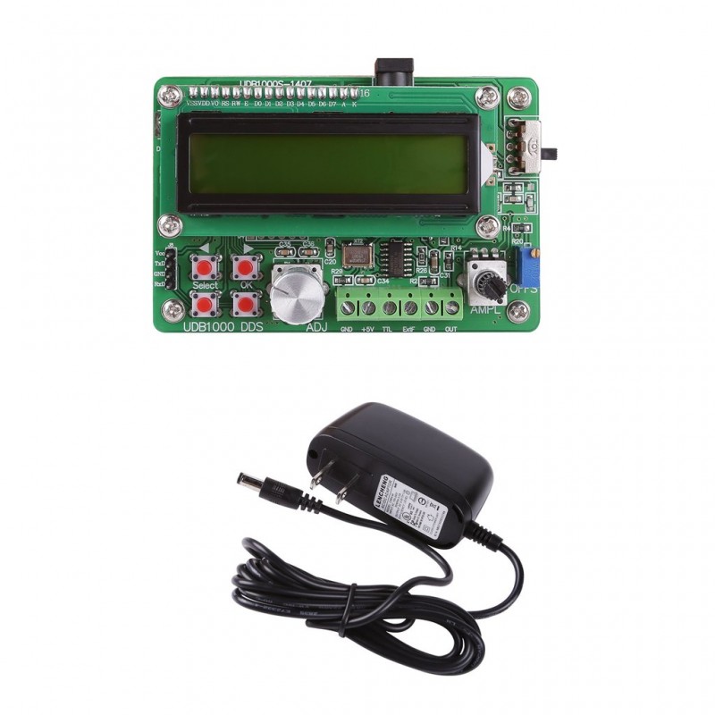UDB1002S Function Signal Generator Source Frequency Counter DDS Module Wave 2MHz