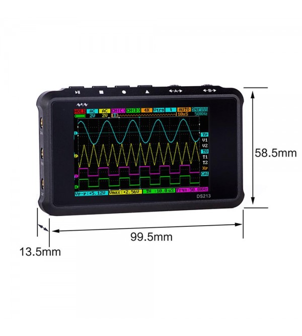 Mini DSO213 4-Channels Handheld Mini Digital Oscilloscope