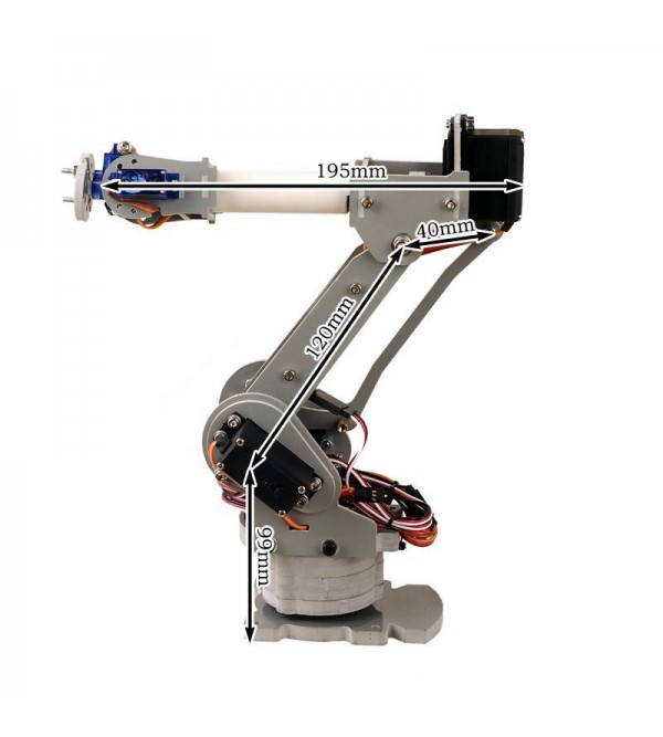 6-Axis Desktop Robotic Arm, Assembled