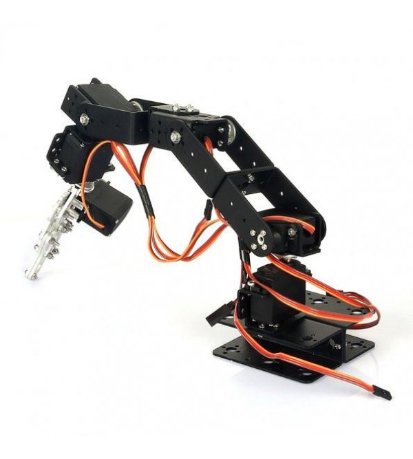 6-Axis Mechanical Desktop Robotic Arm, Frame & Servo Kit