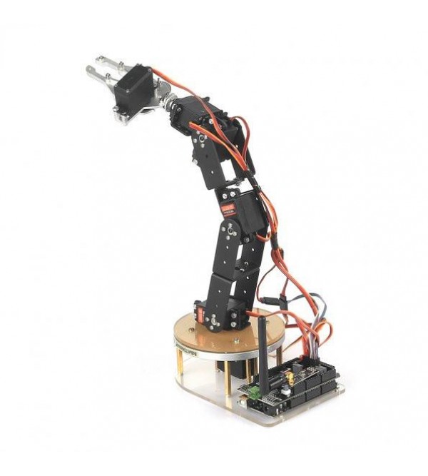 6-Axis Mechanical Desktop Robotic Arm, Frame & Servo Kit