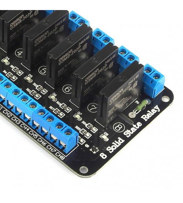 8-Channel 5V 2A Solid State Relay, High Level Trigger