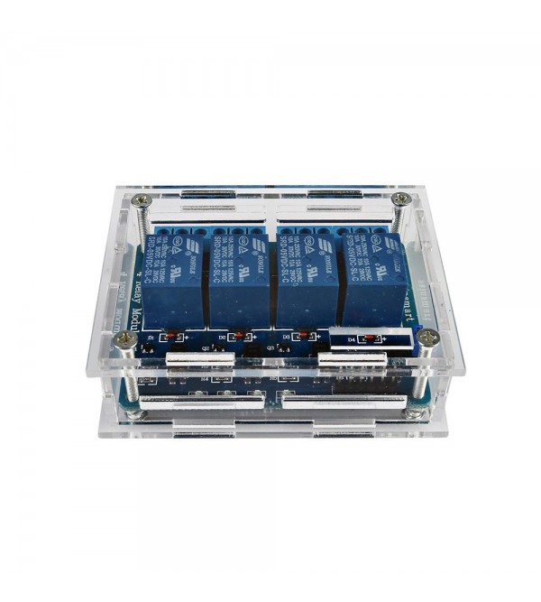 Acrylic Case for Relay Module 4-Channel