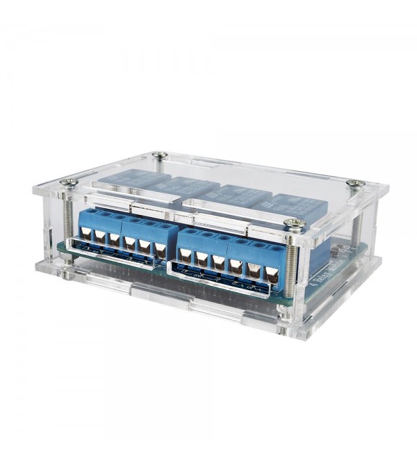 Acrylic Case for Relay Module 4-Channel